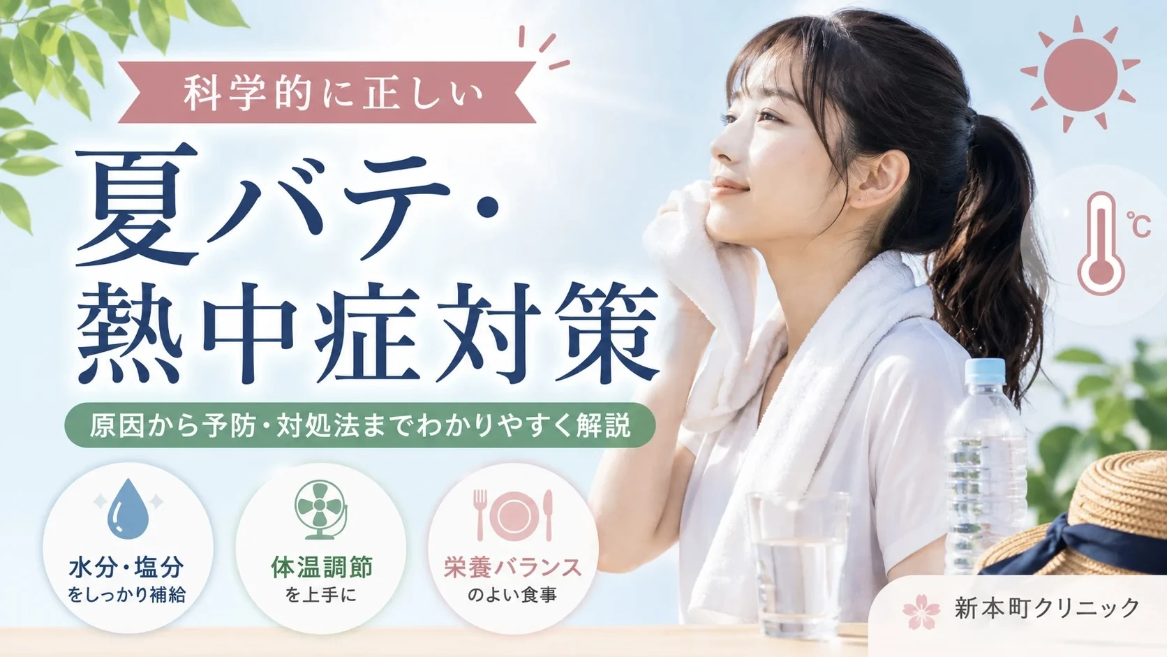 科学的に正しい夏バテ・熱中症対策